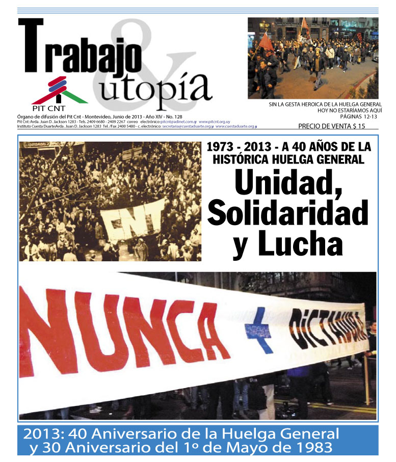 Unidad solidaridad y lucha